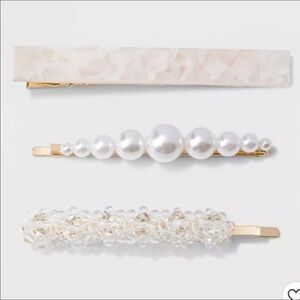 🔥a new day - Embellished Hair Barrettes / Clips
